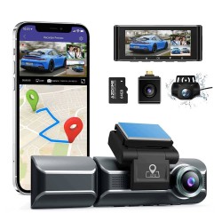 AZDome M550 3CH 4K Wifi GPS 64gb dashcam