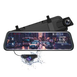 AZDome AR08 2CH Full Mirror Wifi Touch dashcam